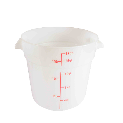 Thunder Group, PLRFT318PP, Food Preparation; Round Food Storage Container & Cover