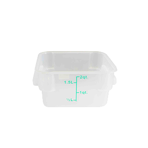 Thunder Group, PLSFT002TL, Food Preparation; Square Food Storage Container & Cover