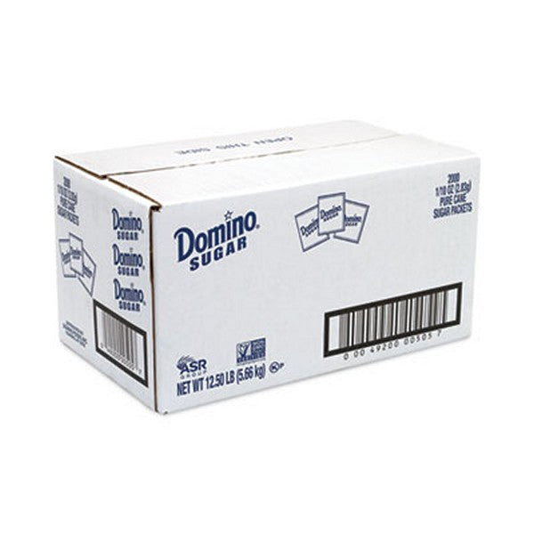 Domino Sugar Packets, 0.1 Packet, 2,000/Carton