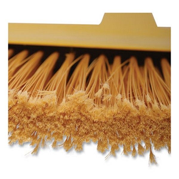 Boardwalk® Angler Broom, 53" Handle, Yellow, 12/carton