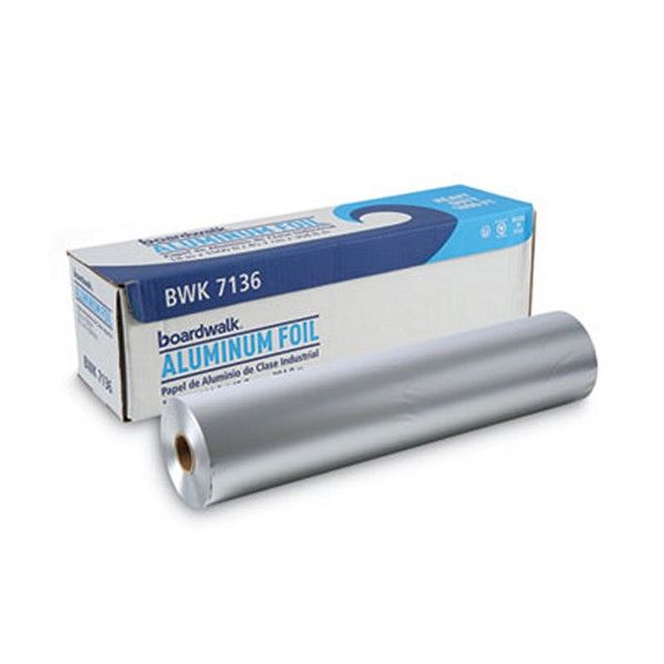 Boardwalk® Heavy-Duty Aluminum Foil Roll, 18" X 1,000 Ft