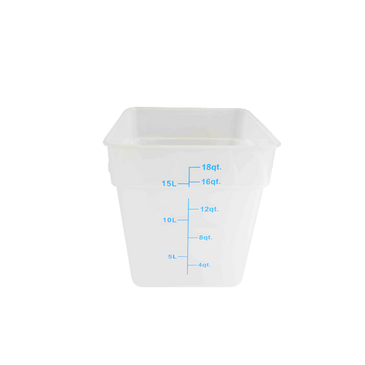 Thunder Group, PLSFT018TL, Food Preparation; Square Food Storage Container & Cover