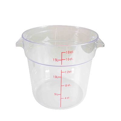 Thunder Group, PLRFT318PC, Food Preparation; Round Food Storage Container & Cover