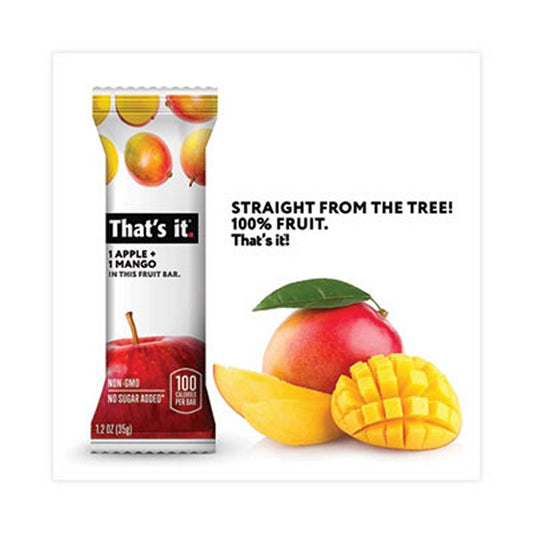 That's it Nutrition Bar, Gluten Free Apple and Mango Fruit, 1.2 Bar, 12/Box