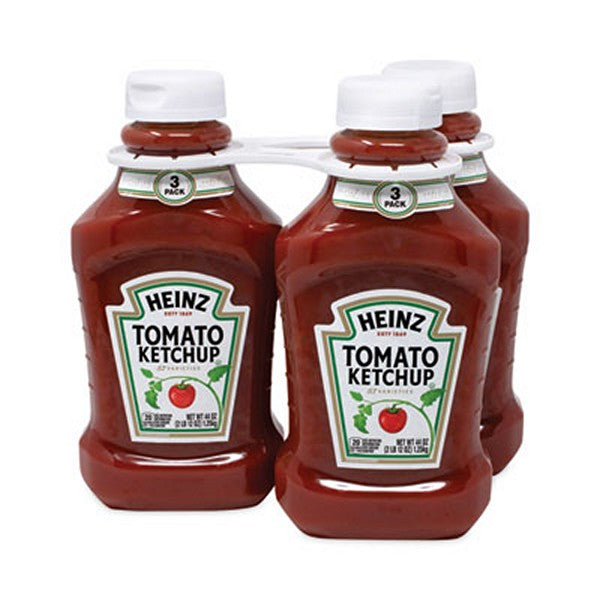 Heinz Tomato Ketchup Squeeze Bottle, 44 Bottle, 2/Pack