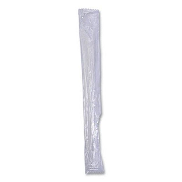 Boardwalk® Mediumweight Wrapped Polypropylene Cutlery, Knives, White, 1,000/carton