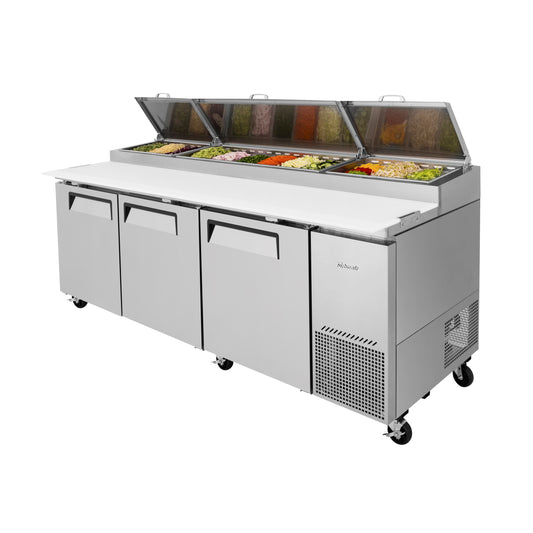 Turbo Air, TPR-93SD-N, Refrigerated Counter, Pizza Prep Table