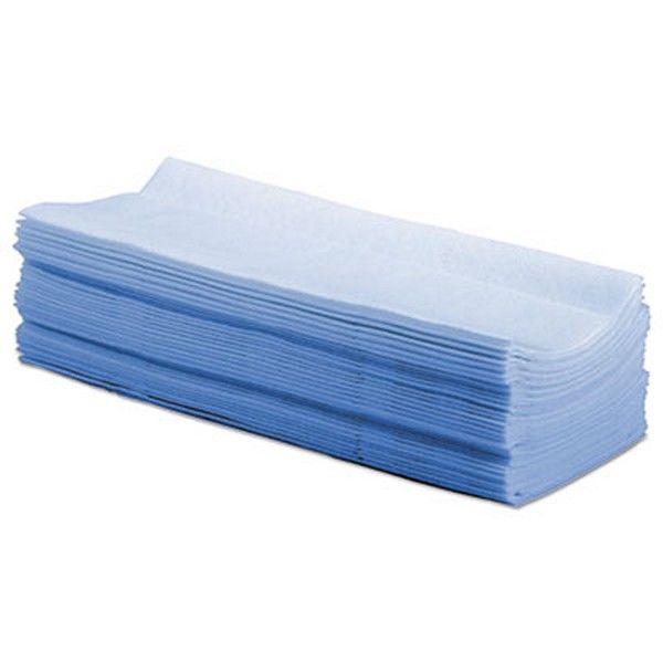 Boardwalk® Hydrospun Wipers, 9 x 16.75, Blue, 100 Wipes/Box, 10 Boxes/Carton