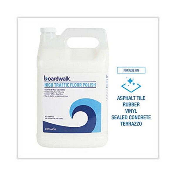 Boardwalk® High Traffic Floor Polish, 1 Gal Bottle