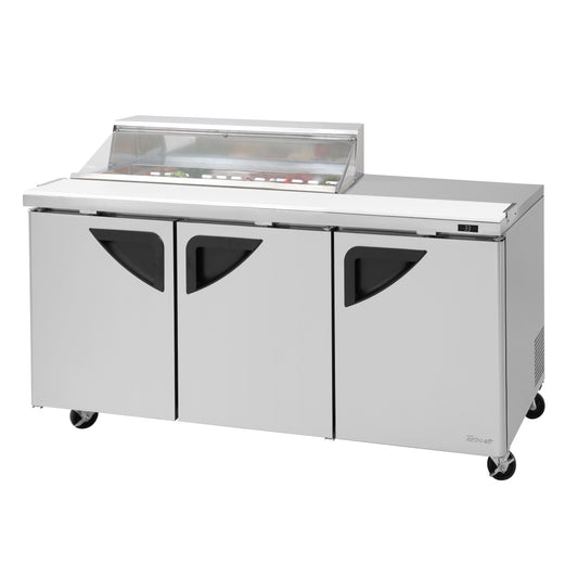 Turbo Air, TST-72SD-12S-N-CL, Refrigerated Counter, Sandwich / Salad Unit