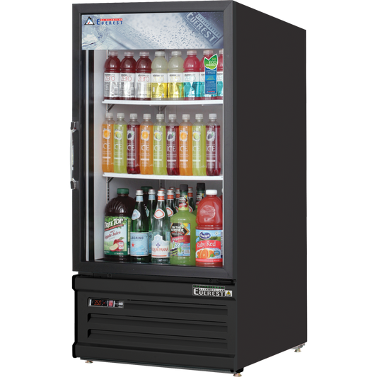 Everest Refrigeration, EMGR8B, Glass Door Merchandiser Refrigerator