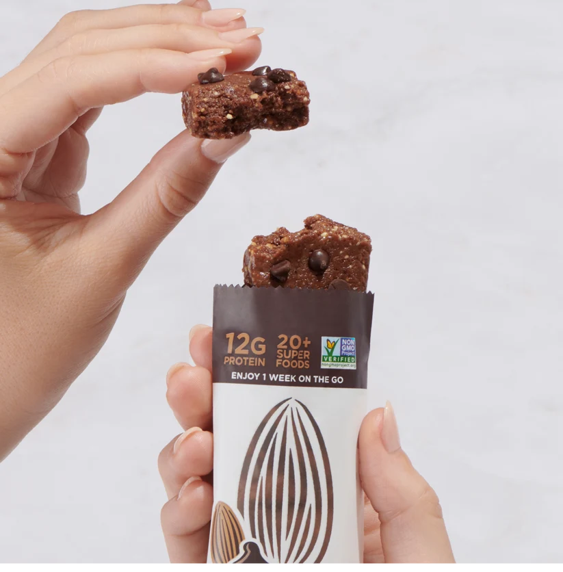 Perfect Bar Dark Chocolate Almond Master 2.2 Ounce Size - 16 Per Case