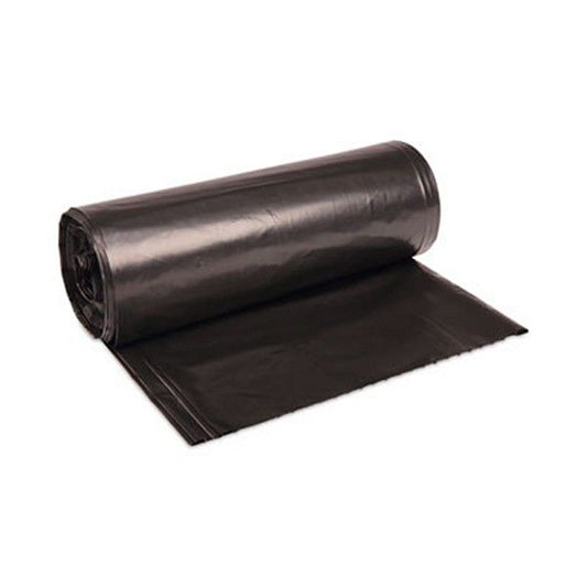 Boardwalk® High-Density Can Liners, 56 Gal, 19 Microns, 43" X 47", Black, 150/carton