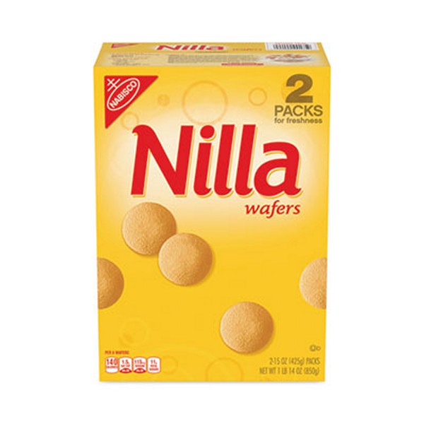 Nabisco Nilla Wafers, 15 Box, 2 Boxes/Pack