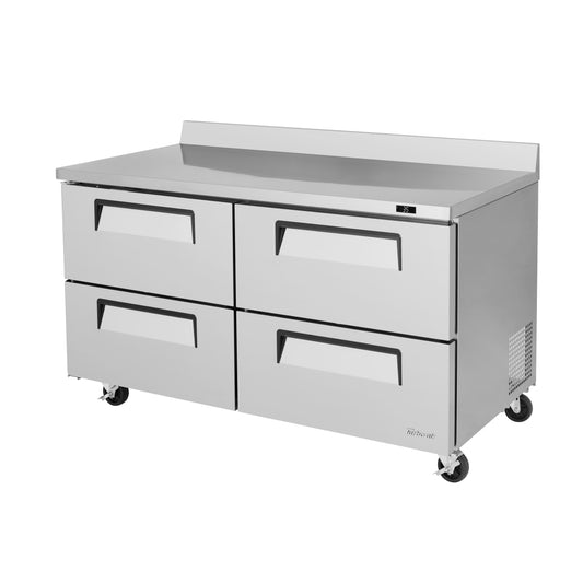 Turbo Air, TWR-60SD-D4-N, Refrigerated Counter, Work Top