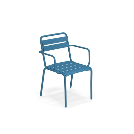 emuamericas llc, 162-61, Chair, Armchair, Stacking, Outdoor