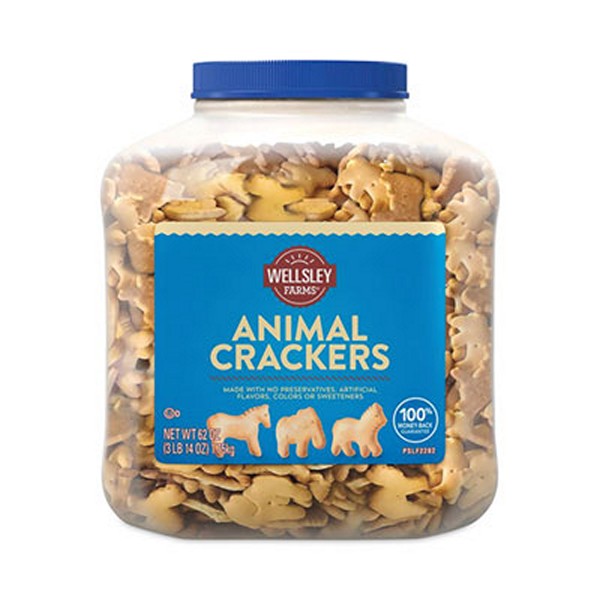 WellsleyFa Animal Crackers, 62 Tub