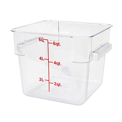 Thunder Group, PLSFT006PC, Food Preparation; Square Food Storage Container & Cover