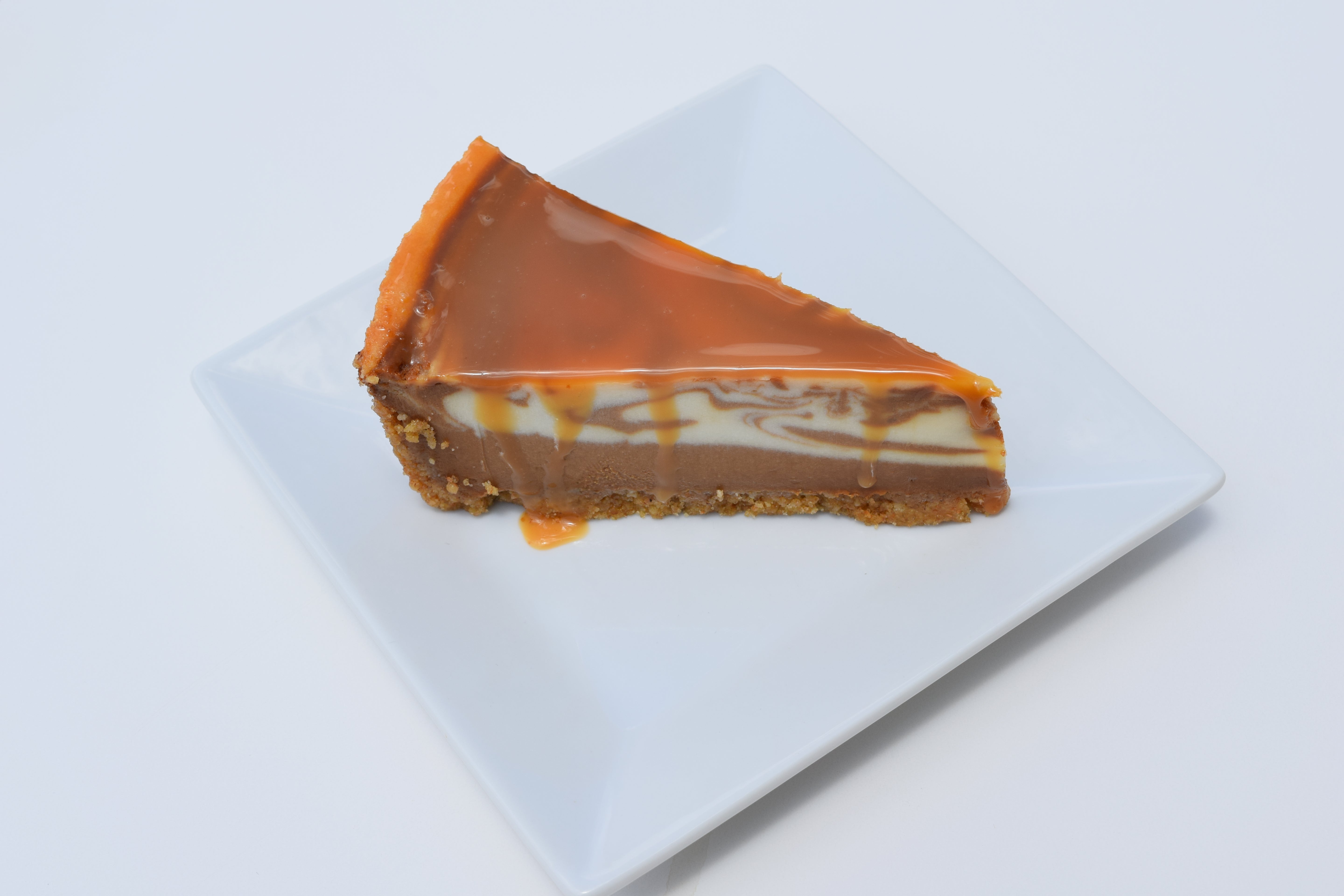 Mike's Pies Sea Salt Caramel Cheesecake, 12 Precut Slices Per Cheesecake, 10 Inch, 1 Per Pack, 2 Per Case