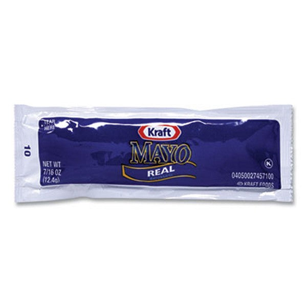 Kraft Mayo Real Mayonnaise, 0.44 Packet, 200/box