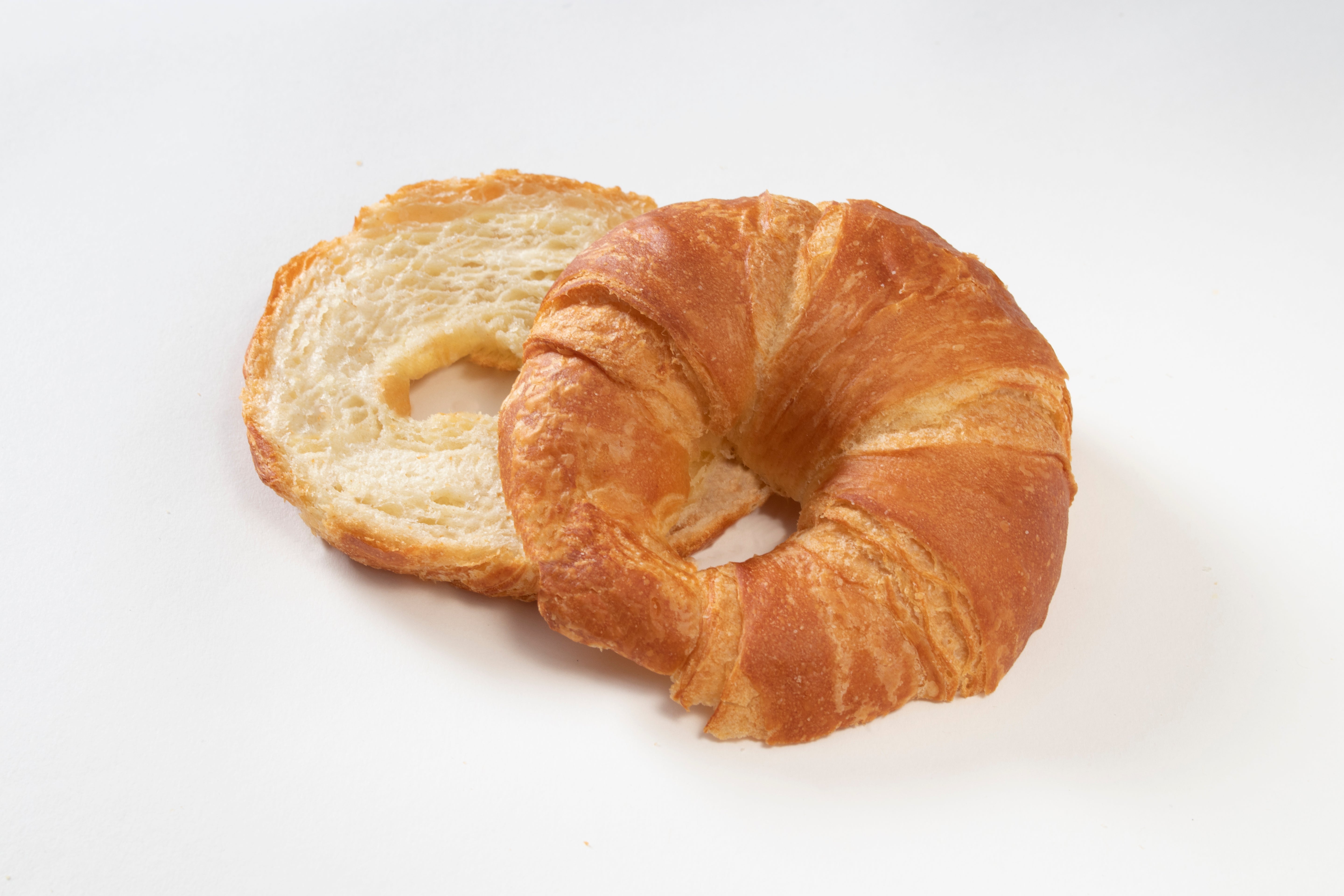 Baked Sliced Butter Croissants Closed Naturally Flavored 3 Ounce Size - 80 Per Case