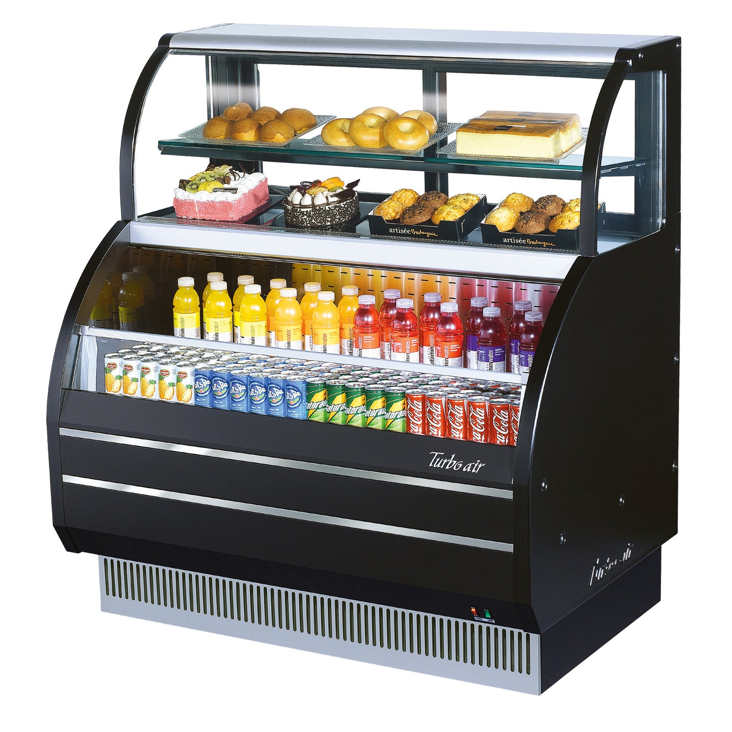 Turbo Air, TOM-W-40SB-N, Merchandiser, Open Refrigerated Display