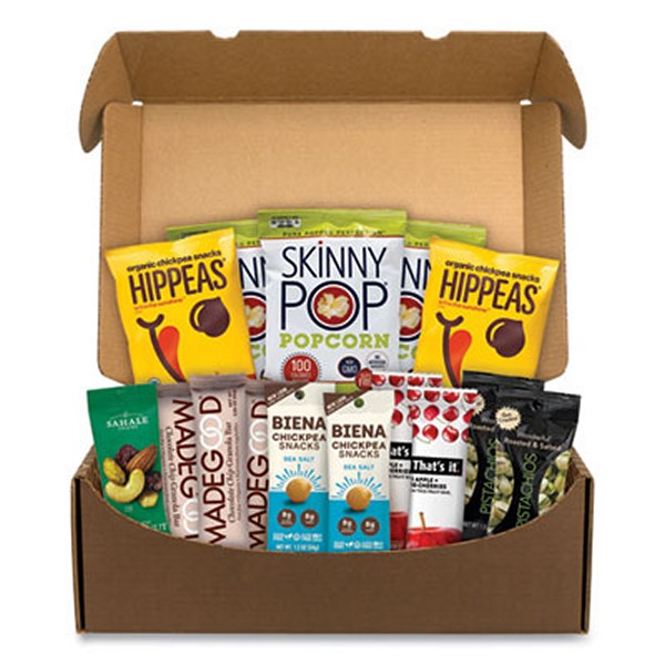 SnackBoxPr Vegan Snack Box, 15 Assorted Snacks