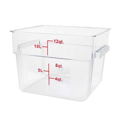 Thunder Group, PLSFT012PC, Food Preparation; Square Food Storage Container & Cover