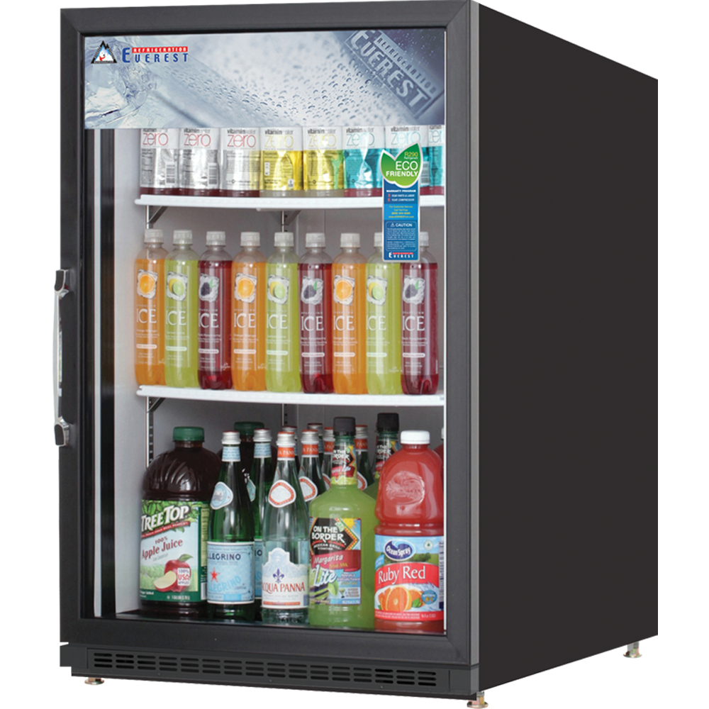 Everest Refrigeration, EMGR5B, Glass Door Merchandiser Refrigerator