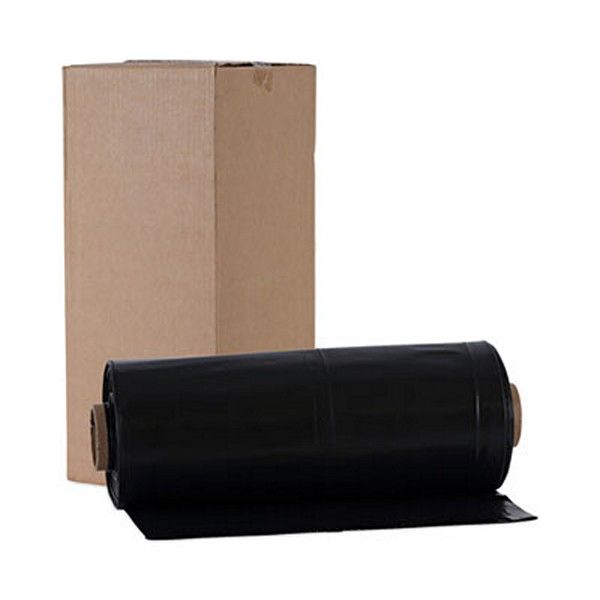 Boardwalk® Industrial Drum Liners Rolls, 60 Gal, 2.7 Mil, 38 X 63, Black, 1 Roll Of 50 Bags