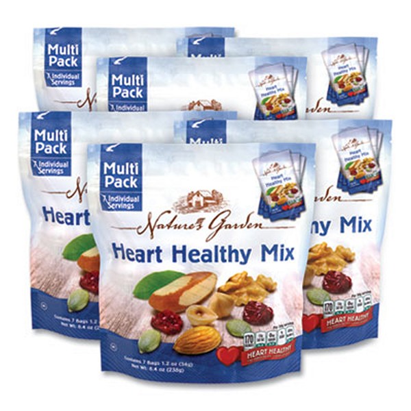 NaturesGdn Healthy Heart Mix, 1.2 Pouch, 7 Pouches/pack, 6 Packs/box