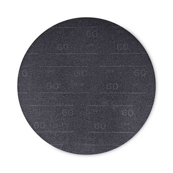 Boardwalk® Sanding Screens, 17" Diameter, 60 Grit, Black, 10/carton