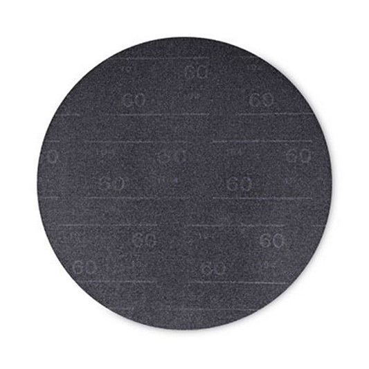 Boardwalk® Sanding Screens, 17" Diameter, 60 Grit, Black, 10/carton