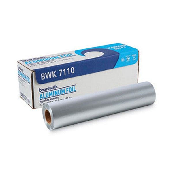 Boardwalk® Standard Aluminum Foil Roll, 12" X 500 Ft