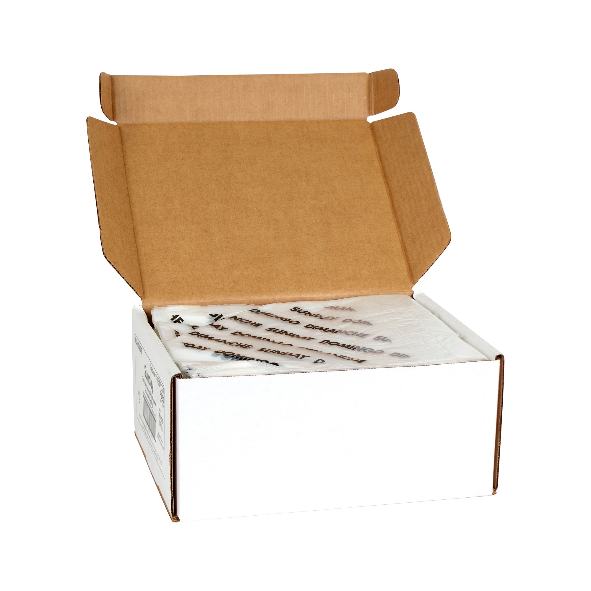 Valugards Bag High Density Preportion Bag Printed Sunday Black Ea 2000 Each - 2000 Per