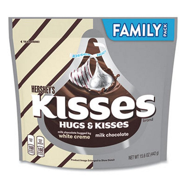 Hershey's Kisses And Hugs Family Pack Assortment, 15.6 Bag, 3 Bags/pack