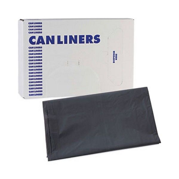 Boardwalk® Linear Low Density Industrial Can Liners, 33 Gal, 1.3 Mil, 33 X 39, Gray, 100/carton