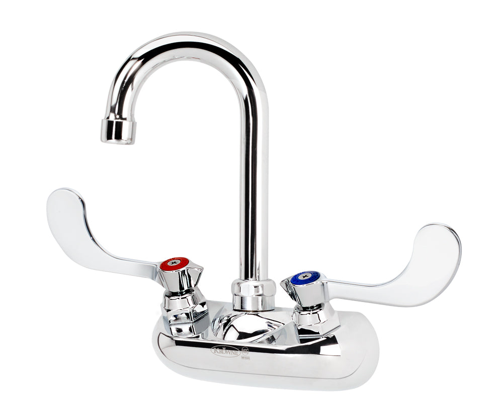 Krowne Metal, 10-400L-W, Gooseneck Faucet