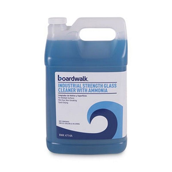 Boardwalk® Industrial Strength Glass Cleaner With Ammonia, 1 Gal Bottle