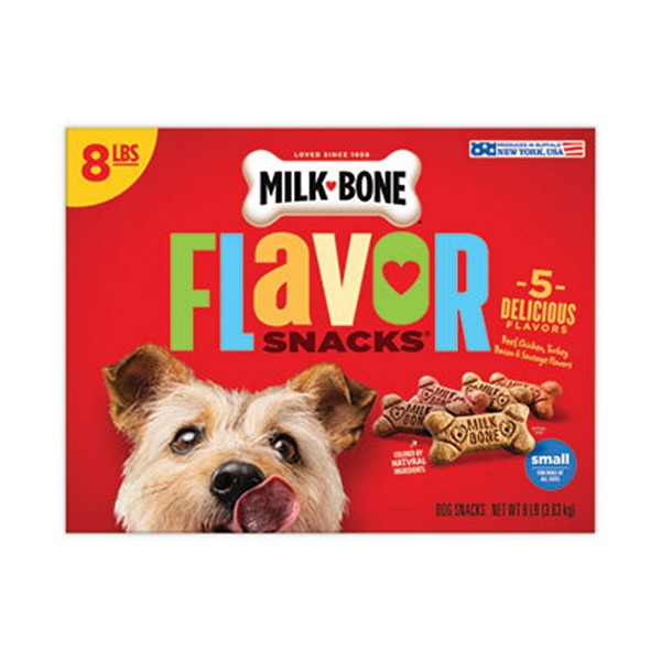 Milk-Bone Flavor Snacks Dog Biscuits, 8 lb Box