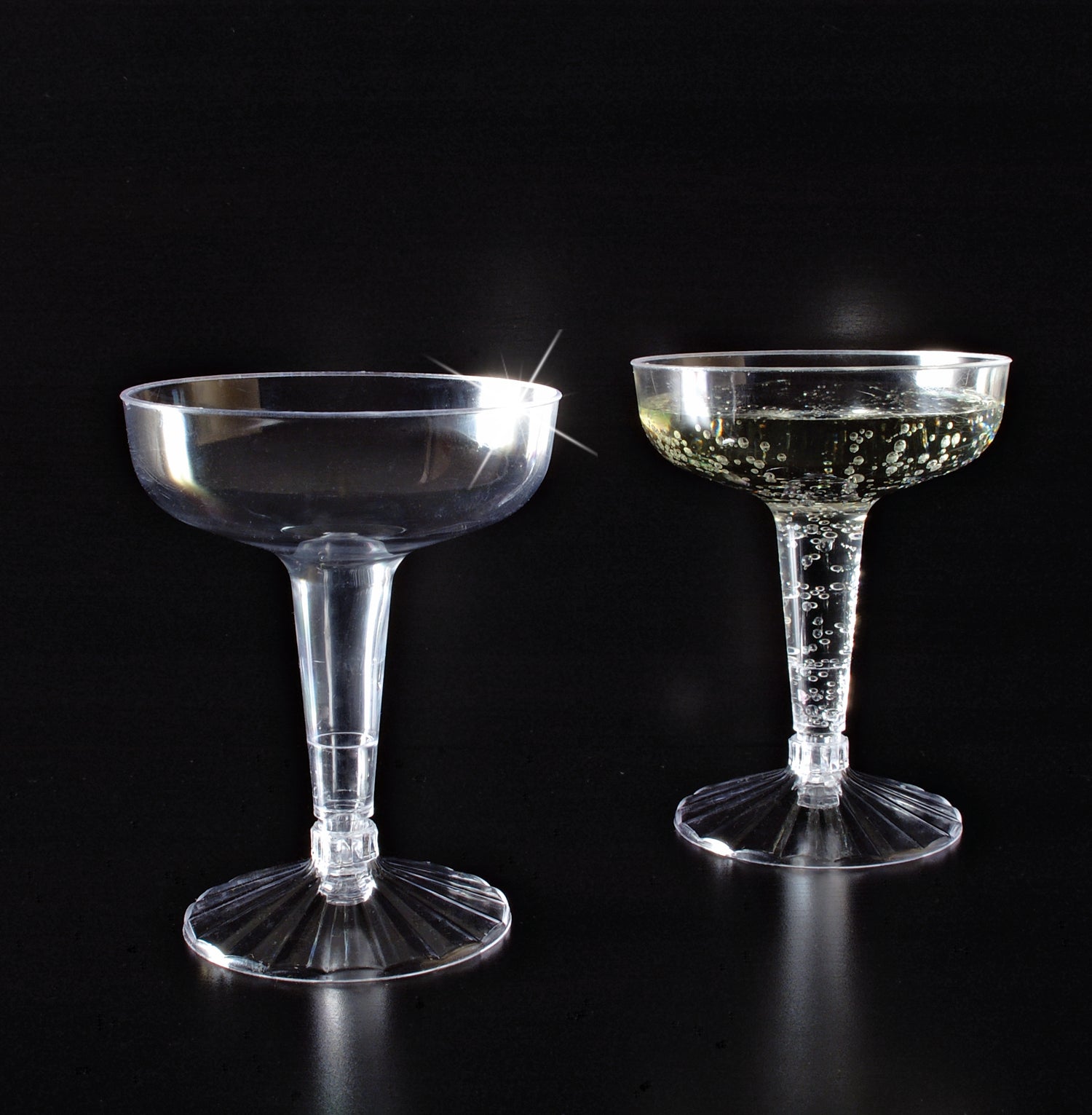 Resposables Old Fashioned Champagne Glass Ea 500 Each - 25 Per Case