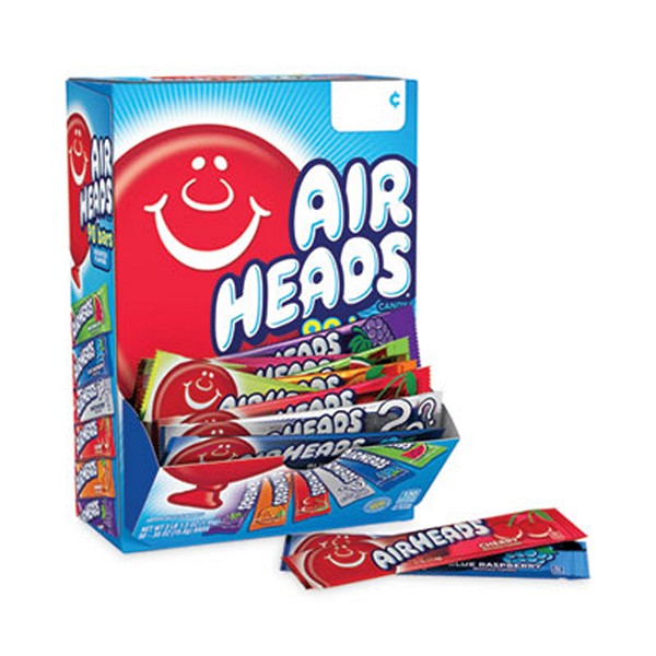 Airheads Variety Box, Assorted Flavors, 0.55 Bar, 90/Pack