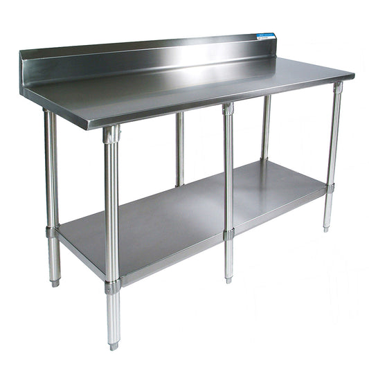 BK Resources, SVTR5-8430, Work Table,  73&quot; - 84&quot;, Stainless Steel Top