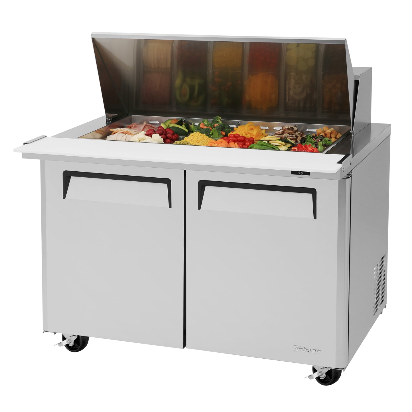 Turbo Air, MST-48-18-N, Refrigerated Counter, Mega Top Sandwich / Salad Unit