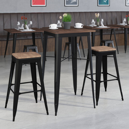 Flash Furniture, CH-WD-TBCH-17-GG, Restaurant Furniture Table & Chair Sets