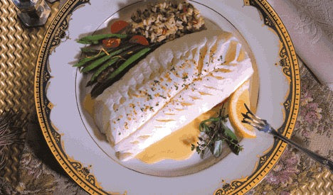 Simple Serv Individual Quick Frozen North Atlantic Cod Loins Msc 10 Pound Each - 1 Per Case