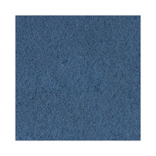 Boardwalk® Scrubbing Floor Pads, 20" Diameter, Blue, 5/carton