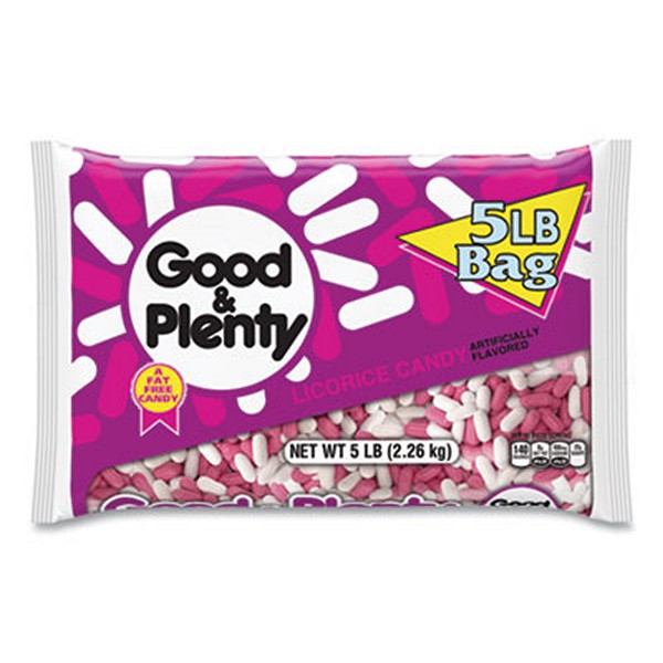 GoodPlenty Licorice Candy, 5 Lb Bag