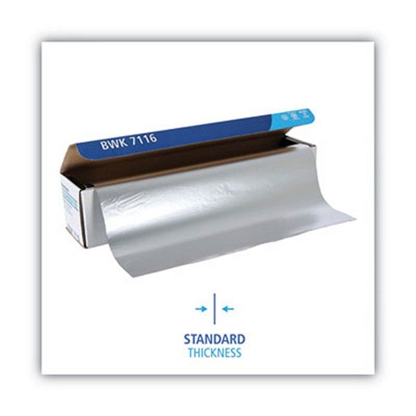 Boardwalk® Standard Aluminum Foil Roll, 18" X 1,000 Ft