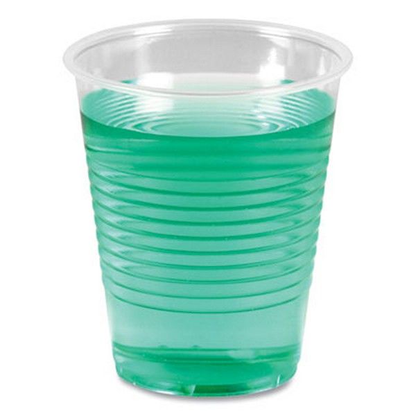 Boardwalk® Translucent Plastic Cold Cups, 12 Oz, Polypropylene, 50 Cups/sleeve, 20 Sleeves/carton